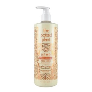 The Potted Plant Hemp Pineapple Citrus Body Lotion - 16.9oz - Grown to Glow: Hemp-Enriched Moisture with a Tropical Twist - 1 of 4
