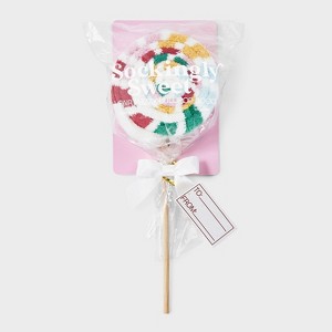 Women's Lollipop Christmas Cozy Crew Socks - White 4-10 - 1 of 3