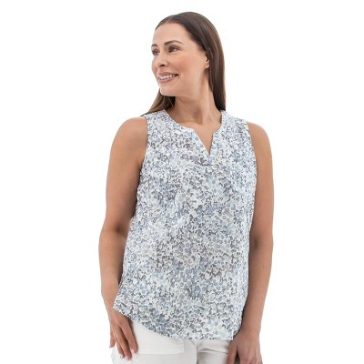 Aventura Clothing Women's Devonne Split Neck Tank Top
