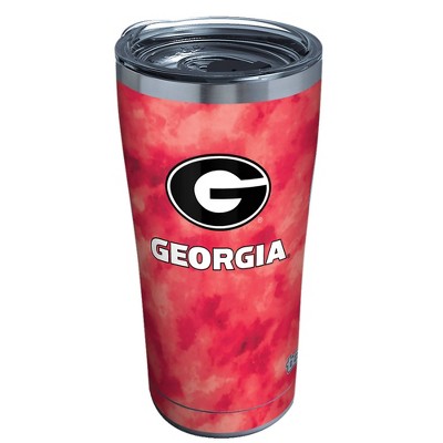 NCAA Georgia Bulldogs 20oz Tie Dye Stainless Steel Tumbler