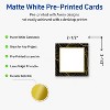 Avery Square Business Cards, Black with Gold Pattern, 2.5" x 2.5" - 2 of 4