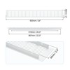 Unique Bargains Aluminum Rectangle Mesh with Mounting Screw Cabinet Air Vent Cover - 2 of 4