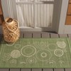 Courtyard CY1906 UV & Stain Resistant Non-Shedding Power Loomed Indoor/Outdoor Rugs - Safavieh - 2 of 4