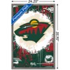 Trends International NHL Minnesota Wild - Maximalist Logo 23 Framed Wall Poster Prints - 3 of 4