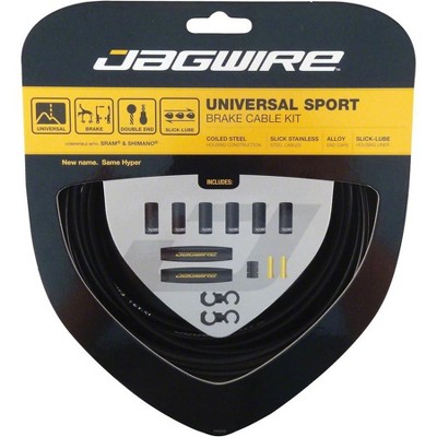 Jagwire Universal Sport Brake Cable Kit Lube Lined Housing Road and MTB