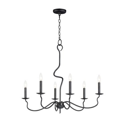 Maxim Lighting Padrona 6 - Light Chandelier in  Black Oxide
