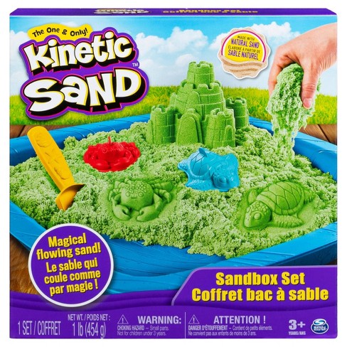 Build Toy Castle Kinetic Sand 2lb Folding Sandbox3 