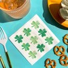 Big Dot of Happiness Shamrock St. Patrick’s Day Napkins, Saint Paddy’s Day Party Decor, White 3-Ply Paper Beverage Cocktail Napkins - 24 Count - 2 of 4