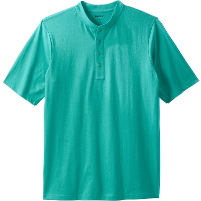 KingSize Men's Big & Tall Shrink-Less Lightweight Henley T-Shirt