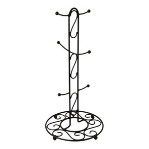 K-Cliffs Coffee Mug Holder Tea Cup Rack Metal Counter Teapcup Holder Tree Cups Holders - 1 of 4