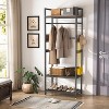 Tribesigns Freestanding Clothes Rack, Small Heavy Duty Closet Organizer Garment Racks - 3 of 4