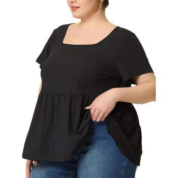 OYOANGLE Women's Plus Size Long Sleeve Sweetheart Neck Bodysuit Blouse  Elegant Tops Shirt, Black, 4X-Large Plus : : Clothing, Shoes &  Accessories