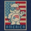 Men's Care Bears Retro America Cares Bear T-Shirt - 2 of 4