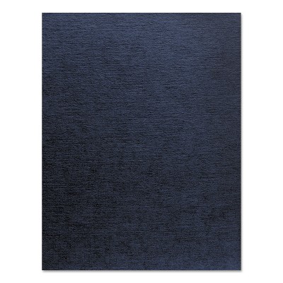 Buy Fellowes Navy Grain Binding Covers