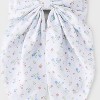 Fabric Bow Hair Barrette - Wild Fable™ White/Floral: Polyester Clip for All Hair Types, Solid Pattern, 18+ Age - 3 of 3