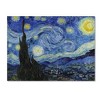 Trademark Fine Art - Vincent van Gogh Starry Night Matted Framed Art - 2 of 3