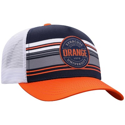 NCAA Syracuse Orange Men's Vista Black with Hard Mesh Snapback Hat