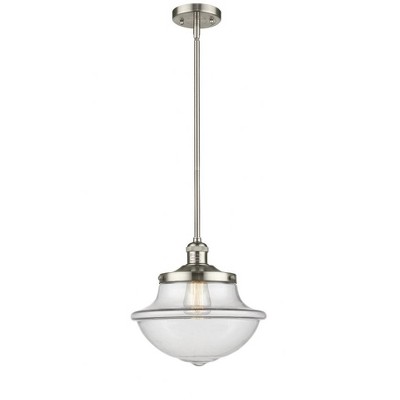 Oxford - 1 Light Stem Hung Mini Pendant In Traditional Style-11.5 Inches Tall and 11.75 Inches Wide