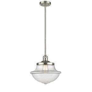 Oxford - 1 Light Stem Hung Mini Pendant In Traditional Style-11.5 Inches Tall and 11.75 Inches Wide - 1 of 1