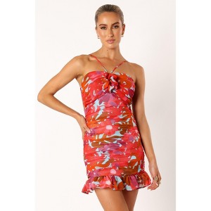 Petal and Pup Womens Zuri Rosette Mini Dress - 1 of 4