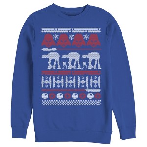 Men's Star Wars Ugly Christmas Sweater Sweatshirt - 1 of 3