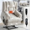 KTMBDW Dual Motor Power Lift Recliner Chair for Elderly, Extra Wide Recliner Chair with Heat and Massage - 2 of 4