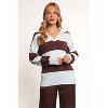 Mikaela Rugby Stripe Knit Sweater - 2 of 4
