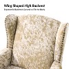 Jeffrey Traditional Nailhead Trim Armchair with Solid Legs Set of 2|HULALA HOME - 4 of 4