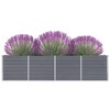 vidaXL Planter Slatted Design Outdoor Garden Raised Flower Herb Pot Display Box Stand Rack Flower Shelves 14.9" Wood - 2 of 4