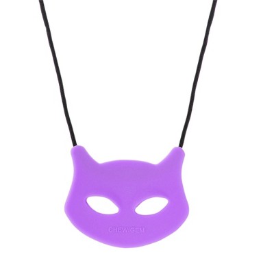 Chewigem Chewable Cat Pendant, Purple