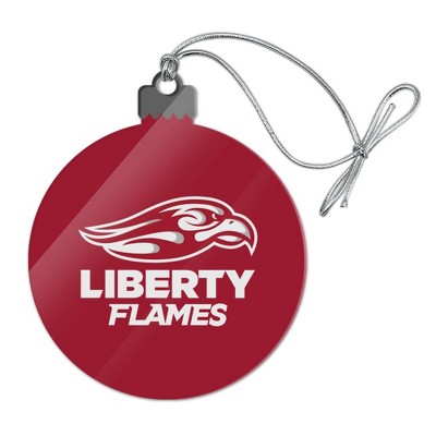 Liberty University Secondary Logo Acrylic Christmas Tree Holiday Ornament