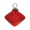 Ribbed Glass Diamond Ornament (Set of 12) - 3 of 4