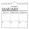 Business Monthly Wall Calendar, 15 x 12, White/Black Sheets, 12-Month (Jan to Dec): 2026 - 2 of 4