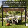 Best Choice Products 10x10ft Weather-Resistant Pergola, Patio Shelter w/ Retractable Sun Shade Canopy, Steel Frame - image 2 of 4
