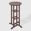 WestinTrends Malibu 42" All Weather HDPE Outdoor Patio Bar Height Bistro Table - Round - 4 of 4