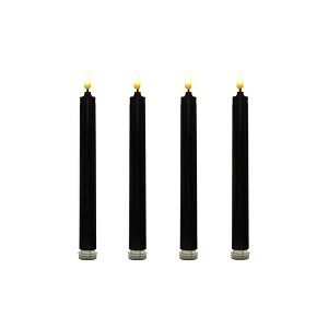 LumaBase Battery Operated 3D-Wick Flameless Taper Candles - 1 of 4