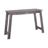 INFURNIC Desks Modern Computer Desk with Storage Drawer and Spacious Work Surface for Small Office, Grey, 42"*18"*29.25" - 3 of 4