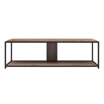 RealRooms Fayette TV Stand for TVs up to 65", Weathered Oak