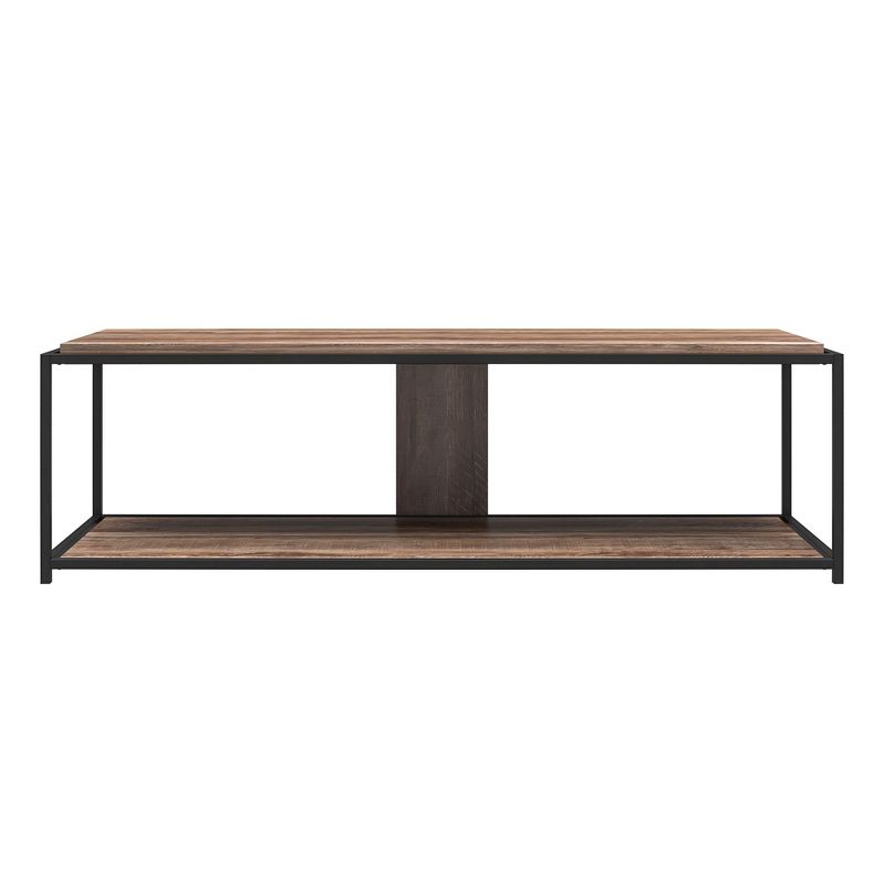 RealRooms Fayette TV Stand for TVs up to 65", Weathered Oak, 1 of 5