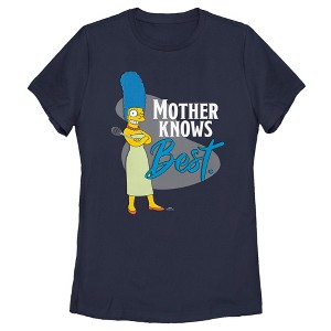 Women's The Simpsons Mother Knows Best Marge  T-Shirt -  - - 1 of 4