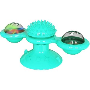 Pet Life Windmill Rotating Suction Cup Spinning Cat Toy - 1 of 4