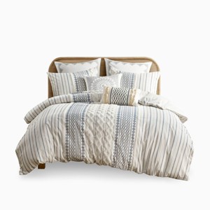 ChicFurnit Bedding Set Global Inspired Cotton Duvet Cover Set with Tufted Chenille and Shams for Modern Room, 354.99, 11.81"*9.84"*5.51" - 1 of 4