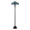 Chloe Lighting Liaison Tiffany-style 2 Light Victorian Floor Lamp 18" Shade - 2 of 4