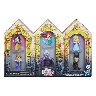 disney princess castle playset with 6 princess figures