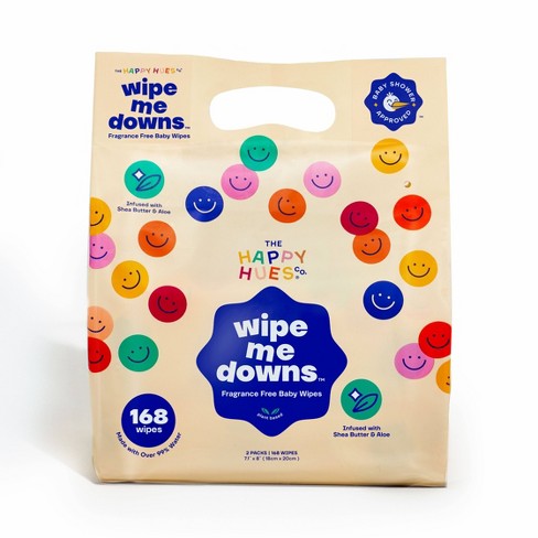Happy Hues Wipe Me Downs Baby Wipes - 168ct : Target
