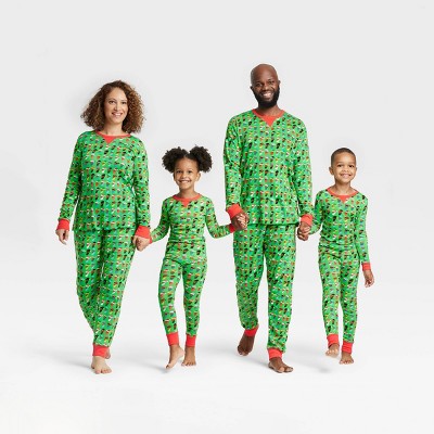 Multi Santa Matching Family Pajamas Collection - Wondershop™
