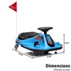 24V Ride on Car Electric Drifting Go Kart for Kids, Ride On Race Car for Ages 3-8 Years, High/Low Speed Switch and Simplified Drifting System - 2 of 4