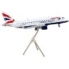 Embraer ERJ-170 Commercial Aircraft White with Striped Tail "Gemini 200" Series 1/200 Diecast Model Airplane by GeminiJets - 2 of 3