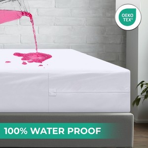 Utopia Bedding Queen Zippered 100% Waterproof Mattress Encasement - 1 of 4