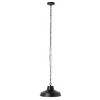 Quarry 13" Outdoor Pendant - PLT7023 - Black - Safavieh - 2 of 3